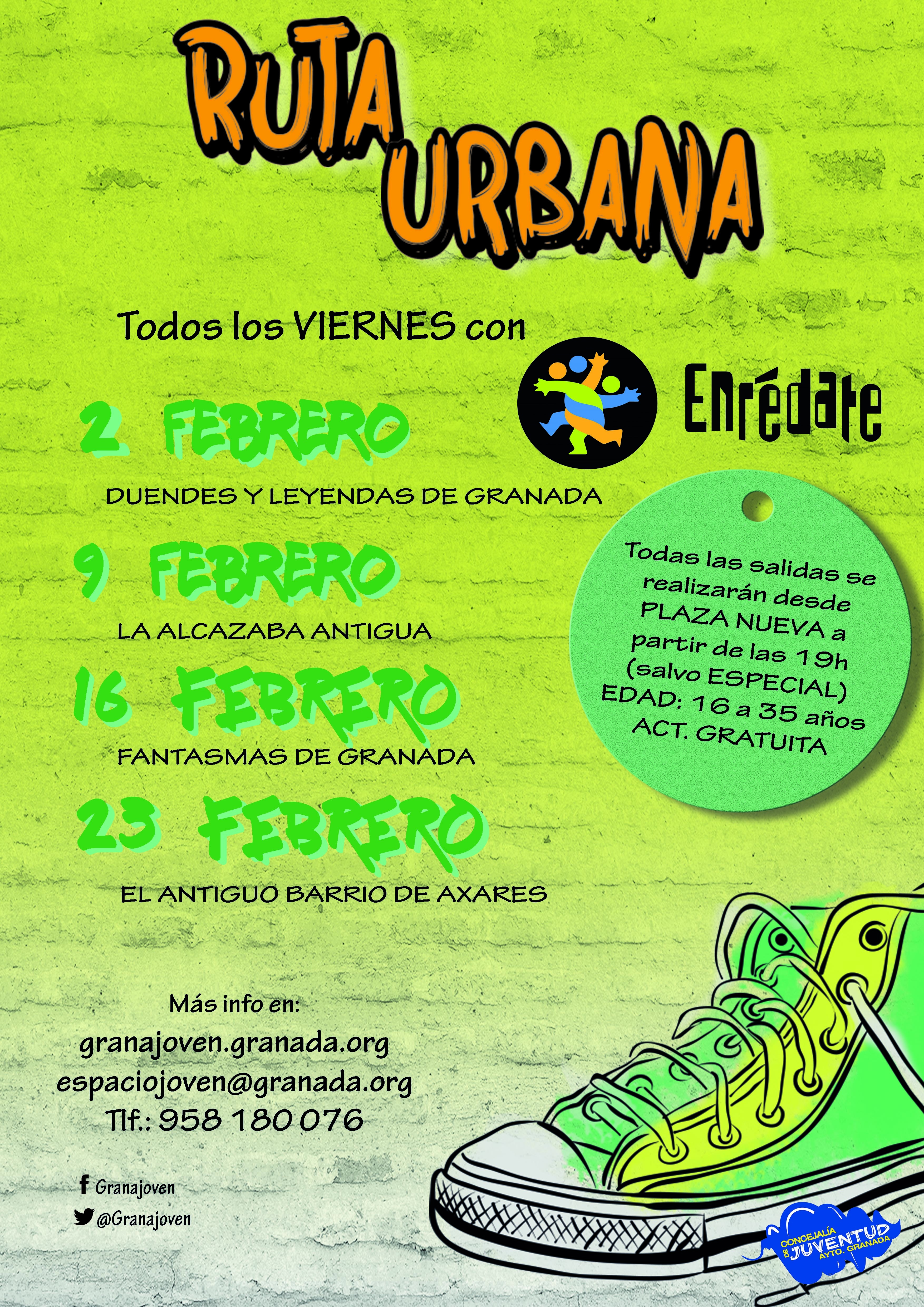 Enredate: ENREDATE. RUTAS URBANAS